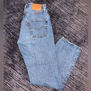 Levi's 90’s 501 Classic Denim Blue Dress Jeans Size 24 Size